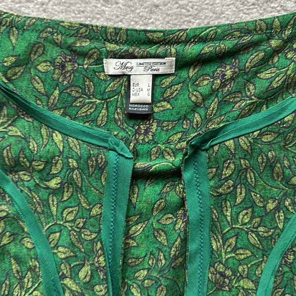 Mango Green Floral Dress - Picture 3 of 4